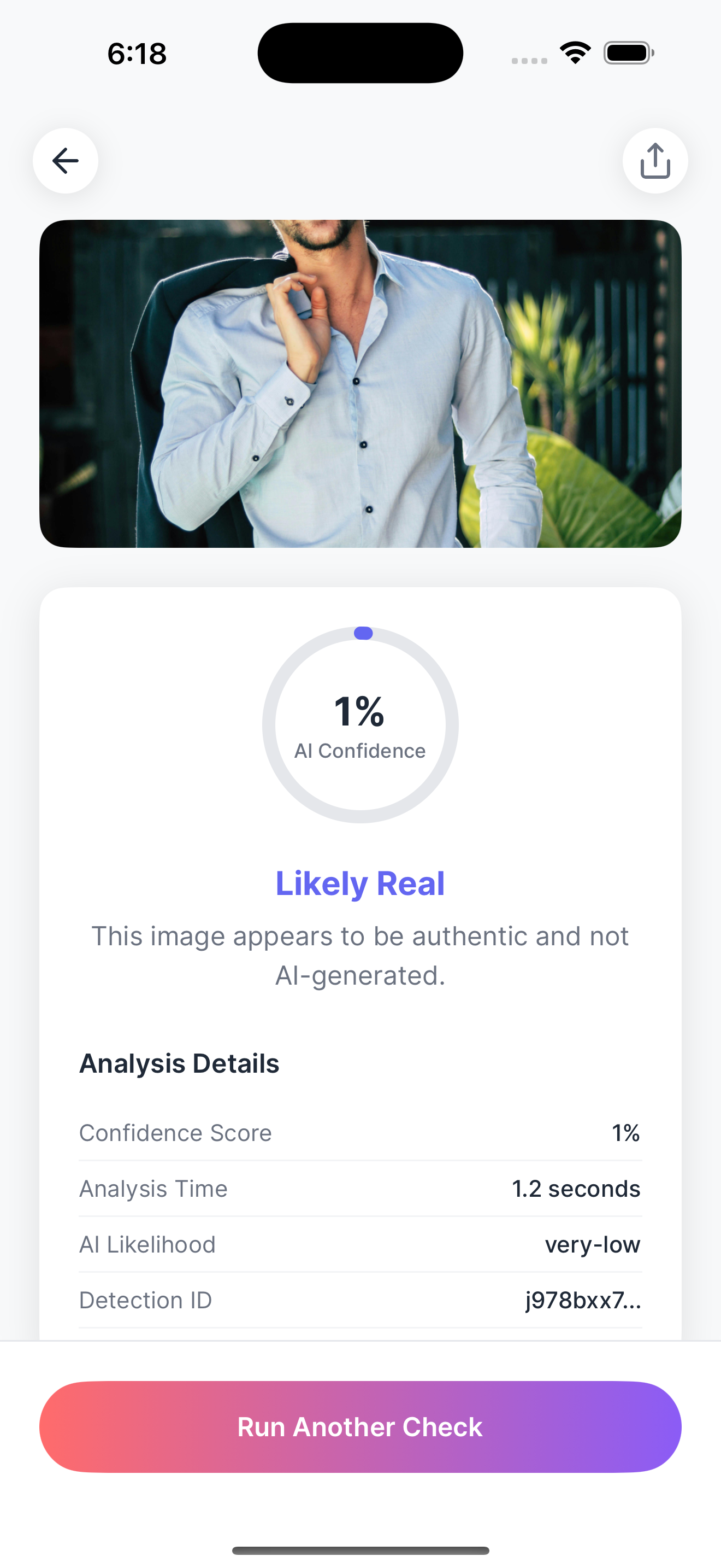 AI Detector app screenshot 5